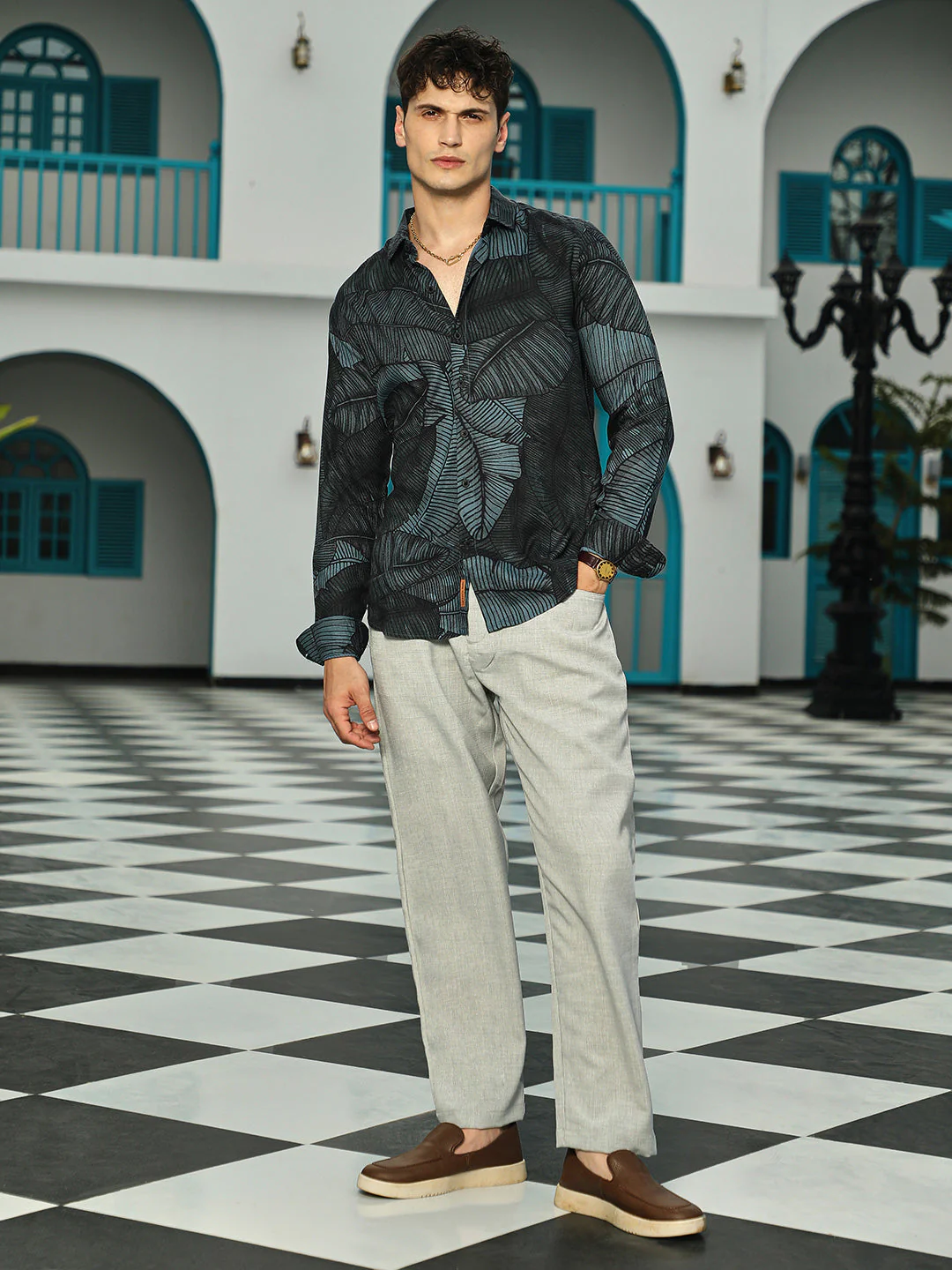 Foliage-Outline Shirt - Image 5