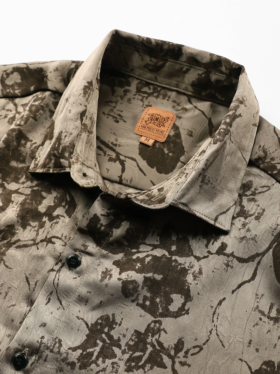 Faded-Flora Jacquard Shirt - Image 8
