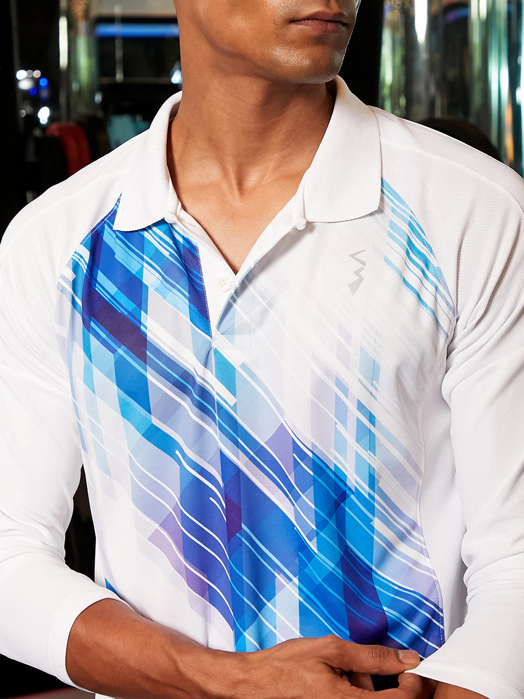 Contrast Print Activewear T-Shirt - Image 7