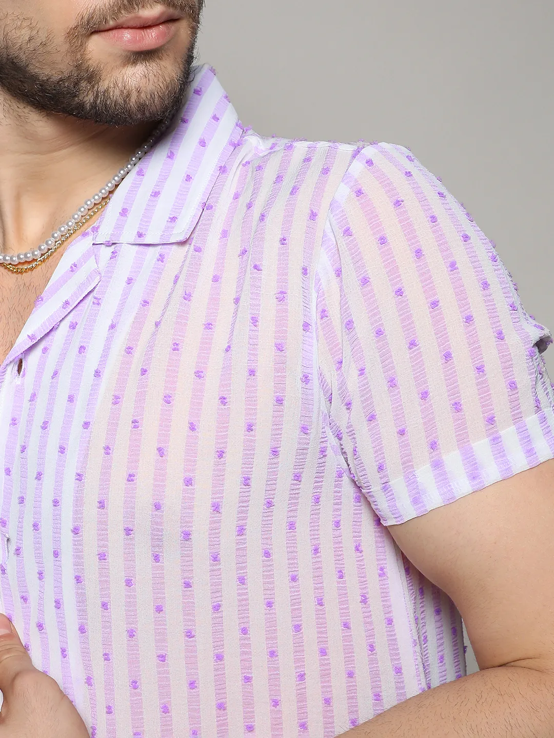 Balanced Striped Shirt - Image 4