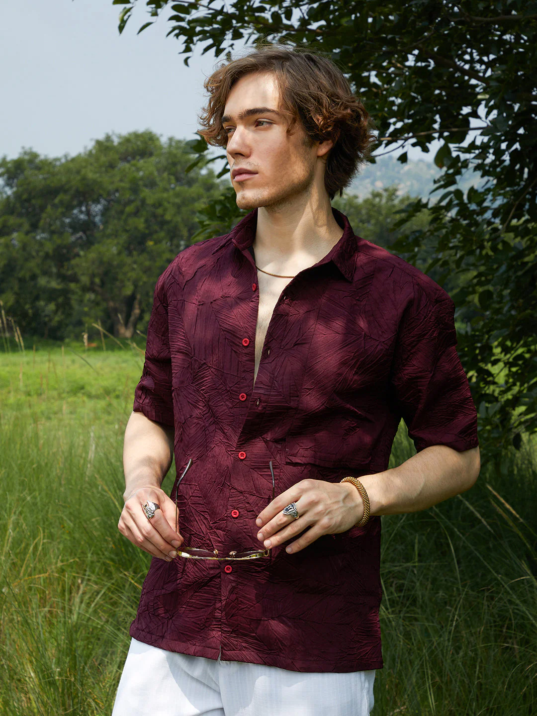 Foliage-Tactile Shirt