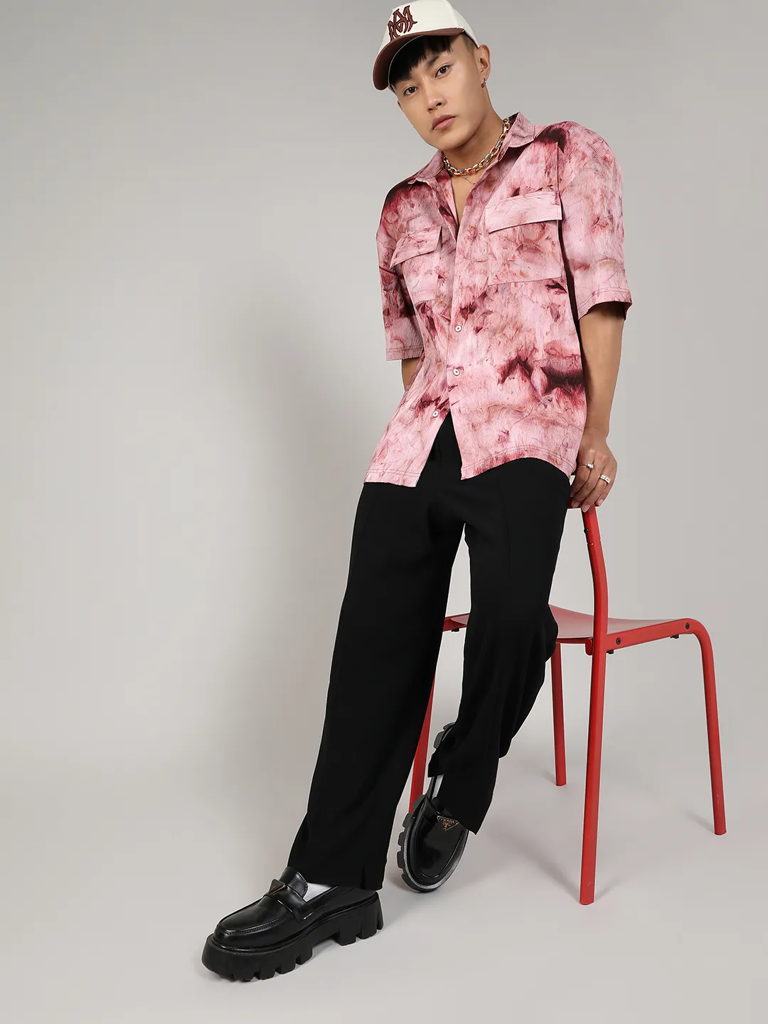 Tie-Dye Utility Oversized Shirt - Image 6