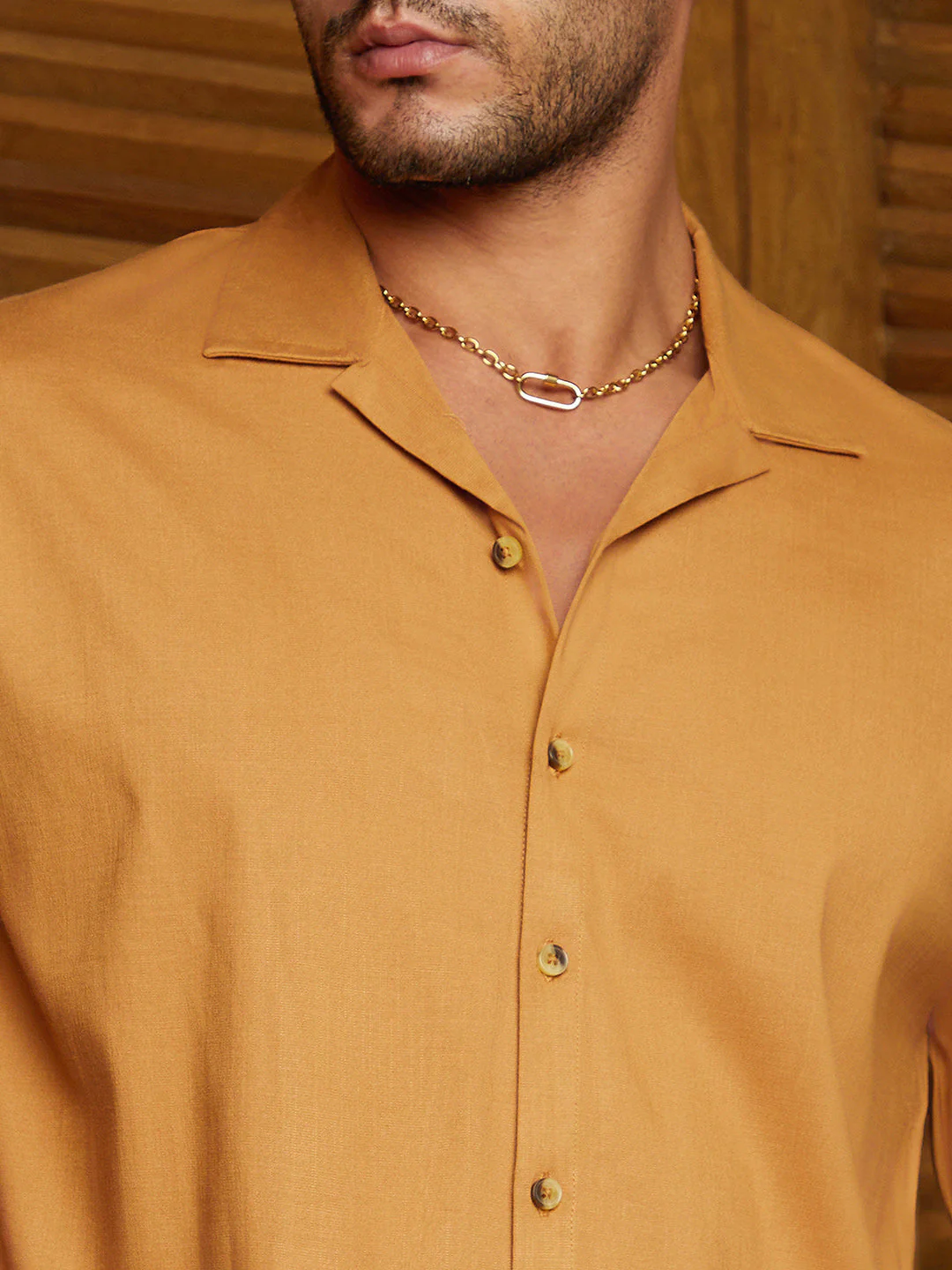 Solid Resort Oversized Shirt - Image 7