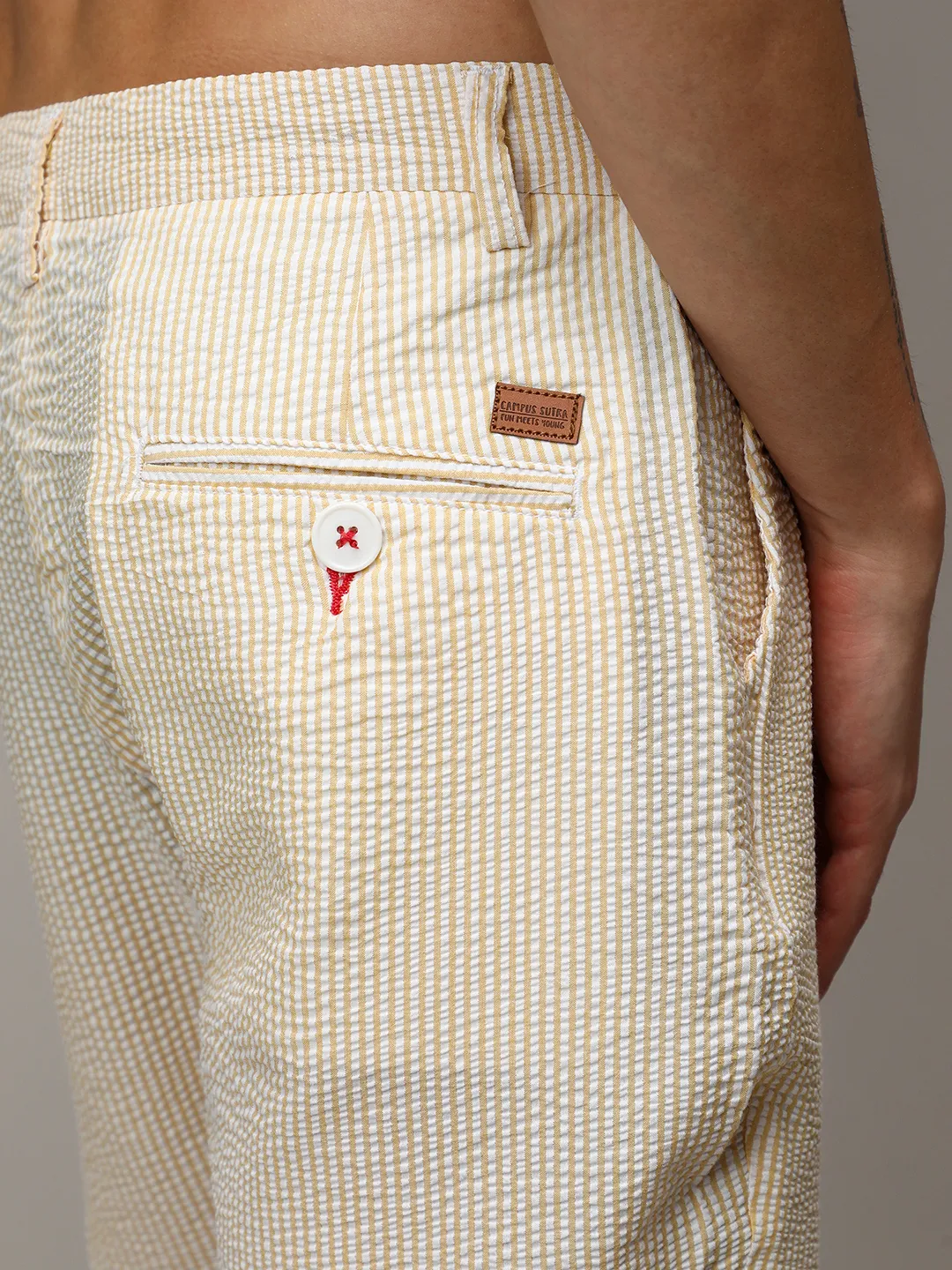 Seersucker Stripe Shorts - Image 8