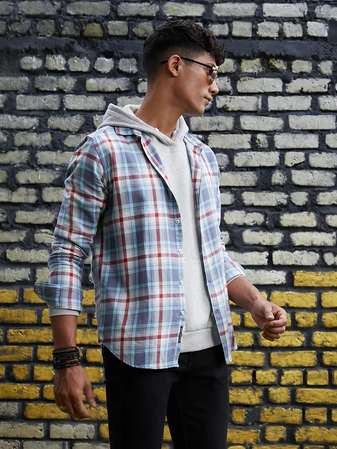 Multi Checks Print Shirt - Image 3