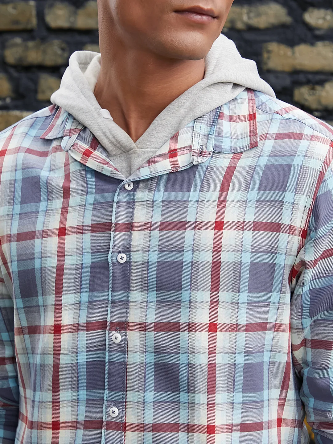 Multi Checks Print Shirt - Image 7