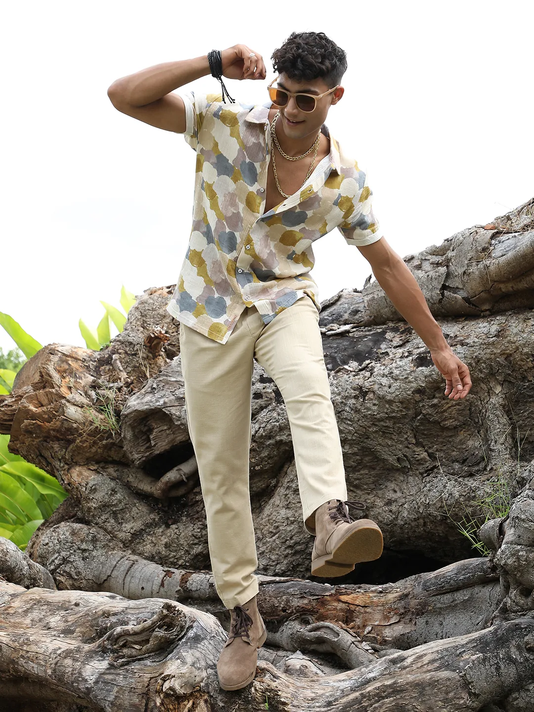 Abstract Print Shirt - Image 5