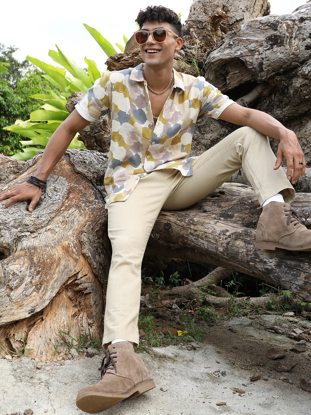 Abstract Print Shirt - Image 6