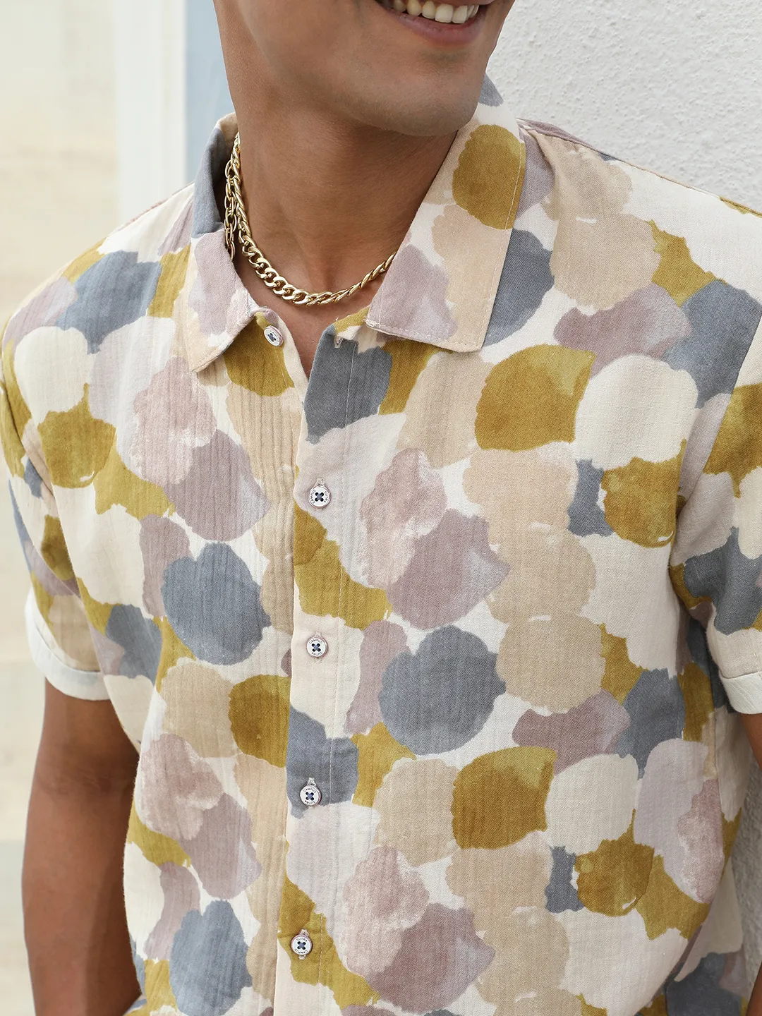 Abstract Print Shirt - Image 7