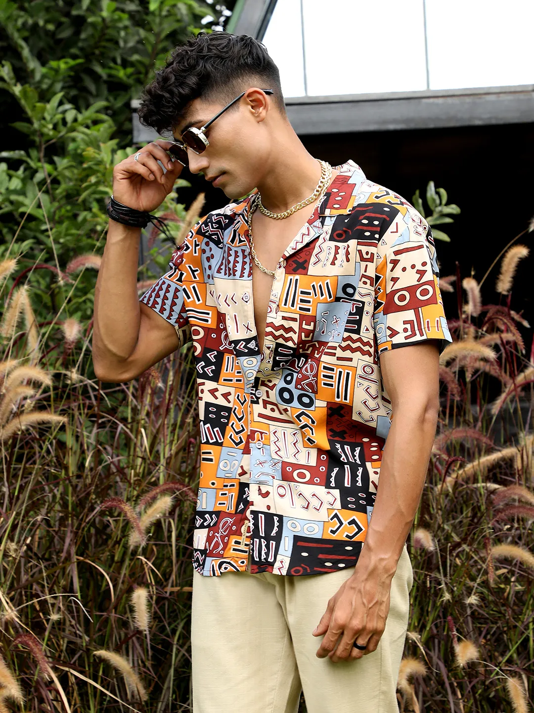 Aztec Print Shirt - Image 3