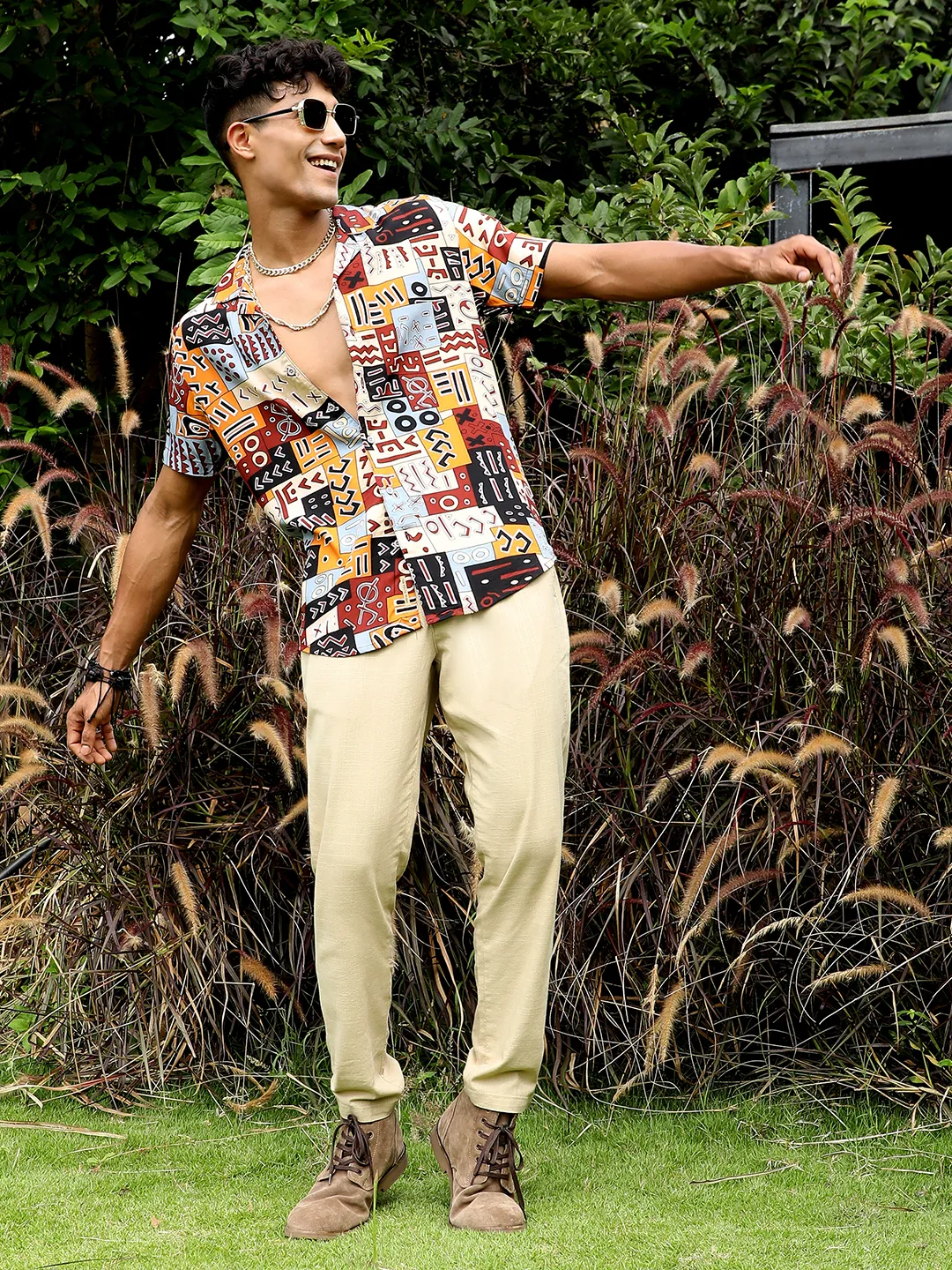 Aztec Print Shirt - Image 6