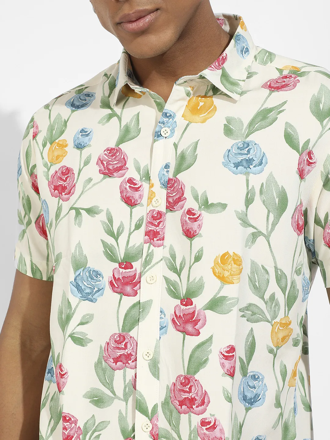 Rose Garden Print Shirt - Image 7