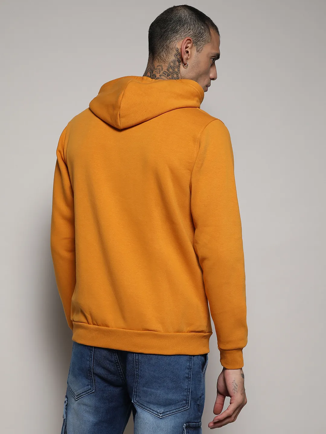Zip-Front Hoodie With Contrast Drawstring - Image 4