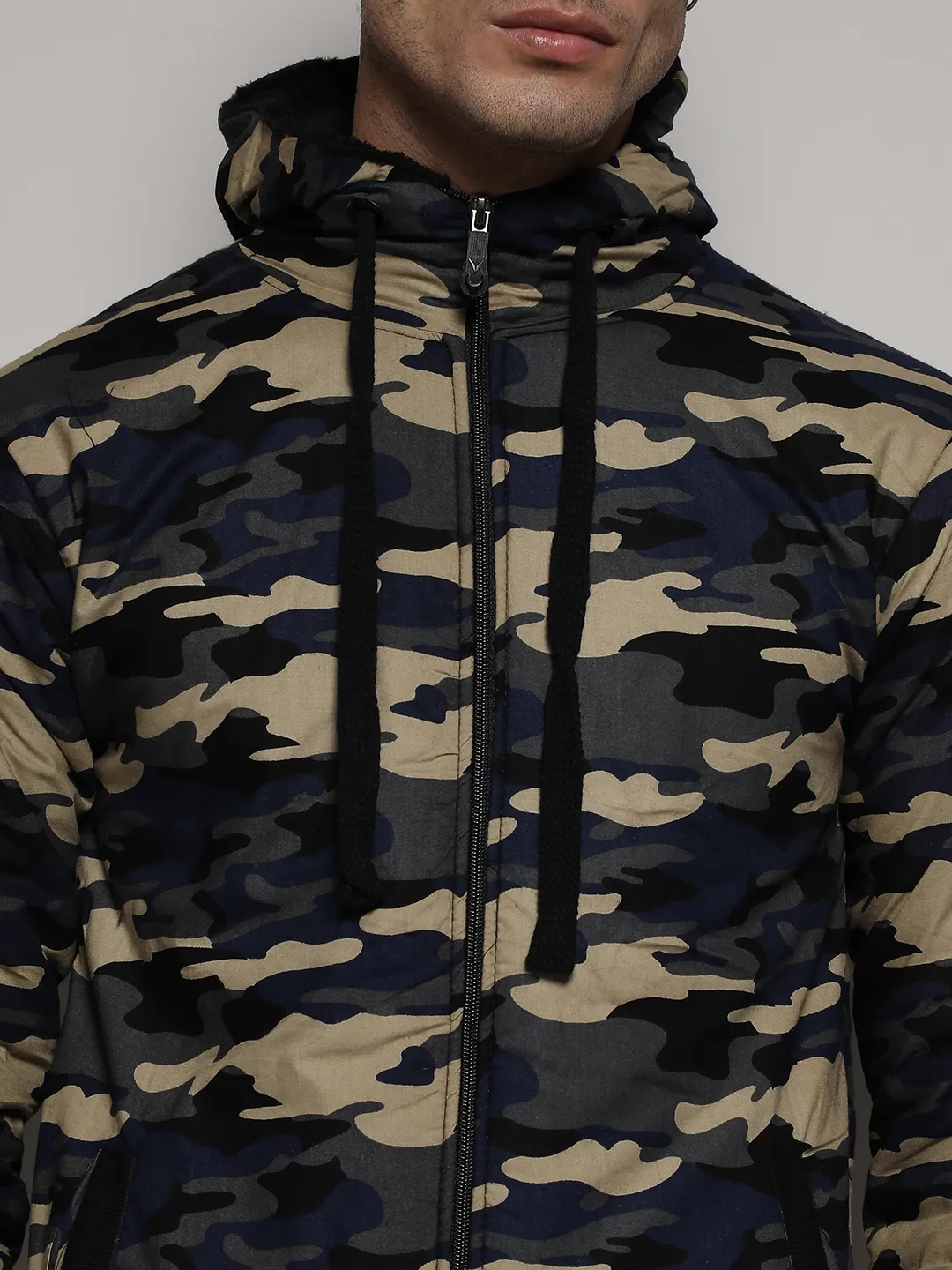 Camouflage Hoodie With Insert Pocket - Image 7