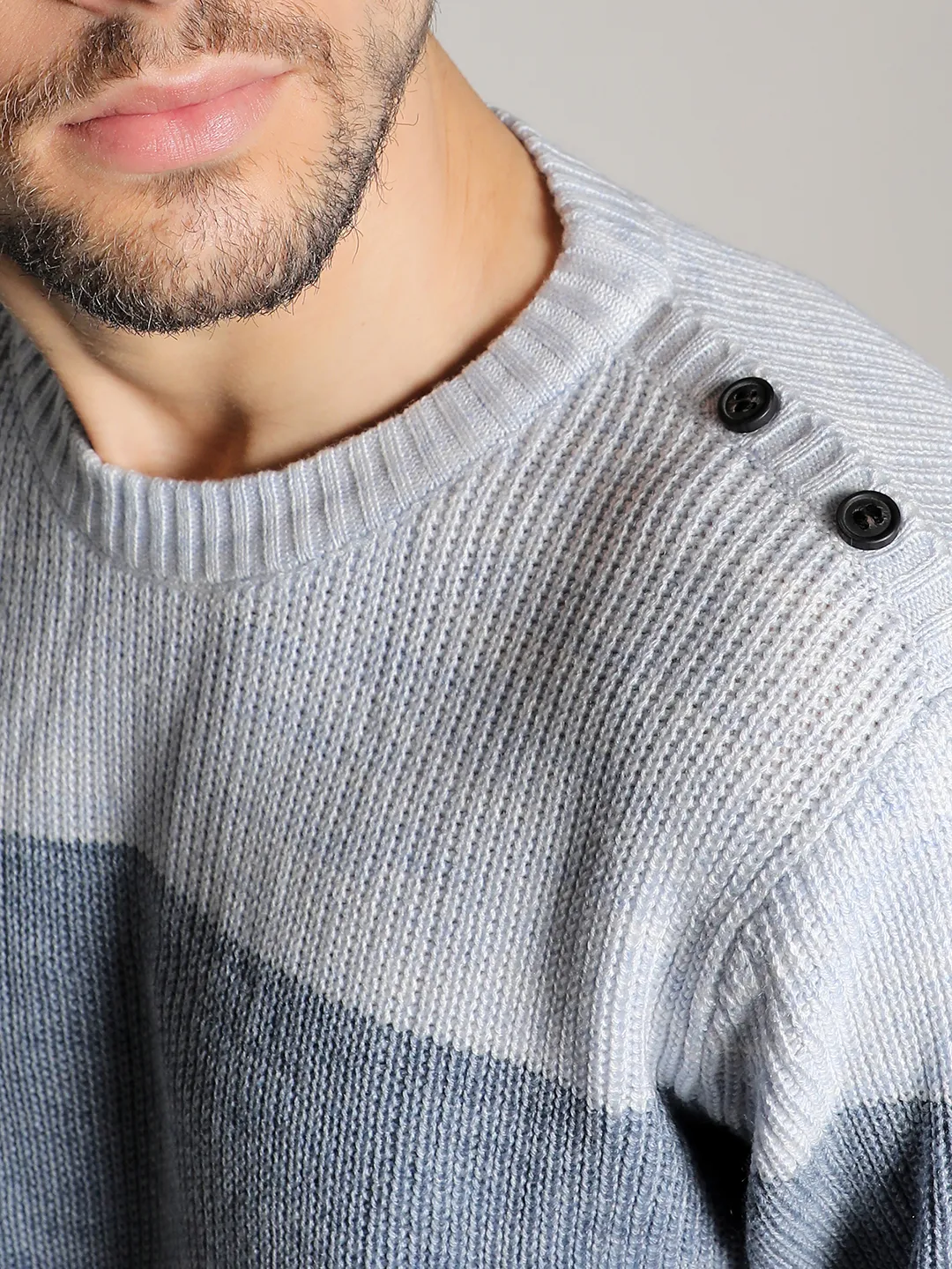 Contrast Panel Sweater - Image 7