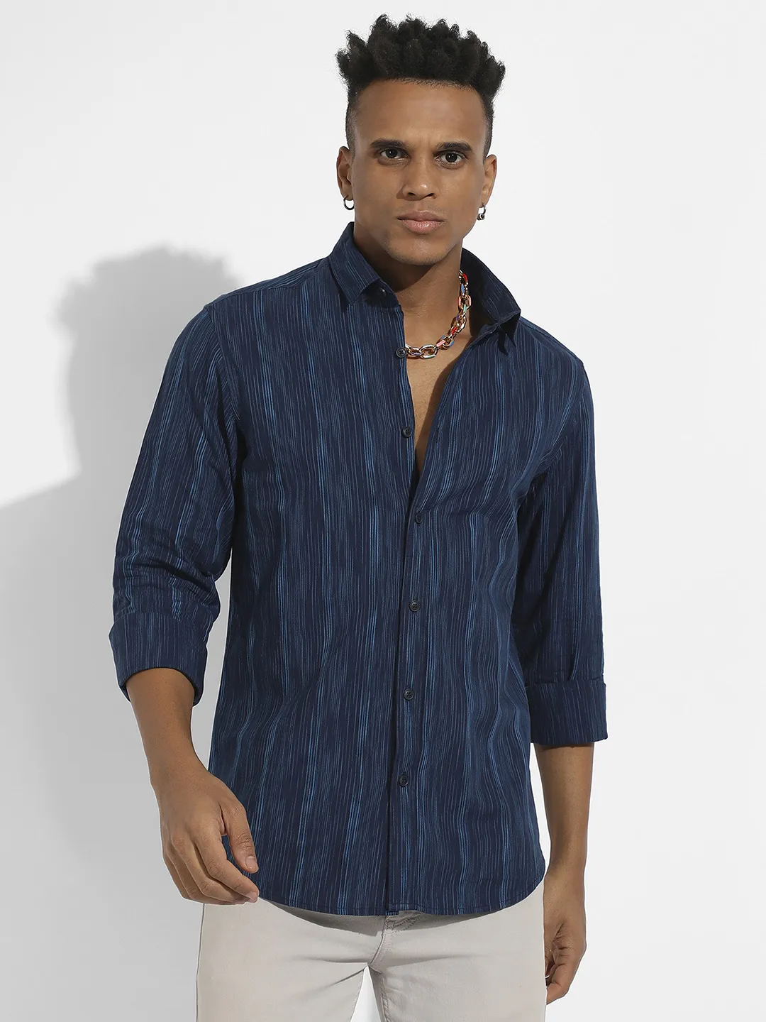 Ombre Striped Shirt - Image 2