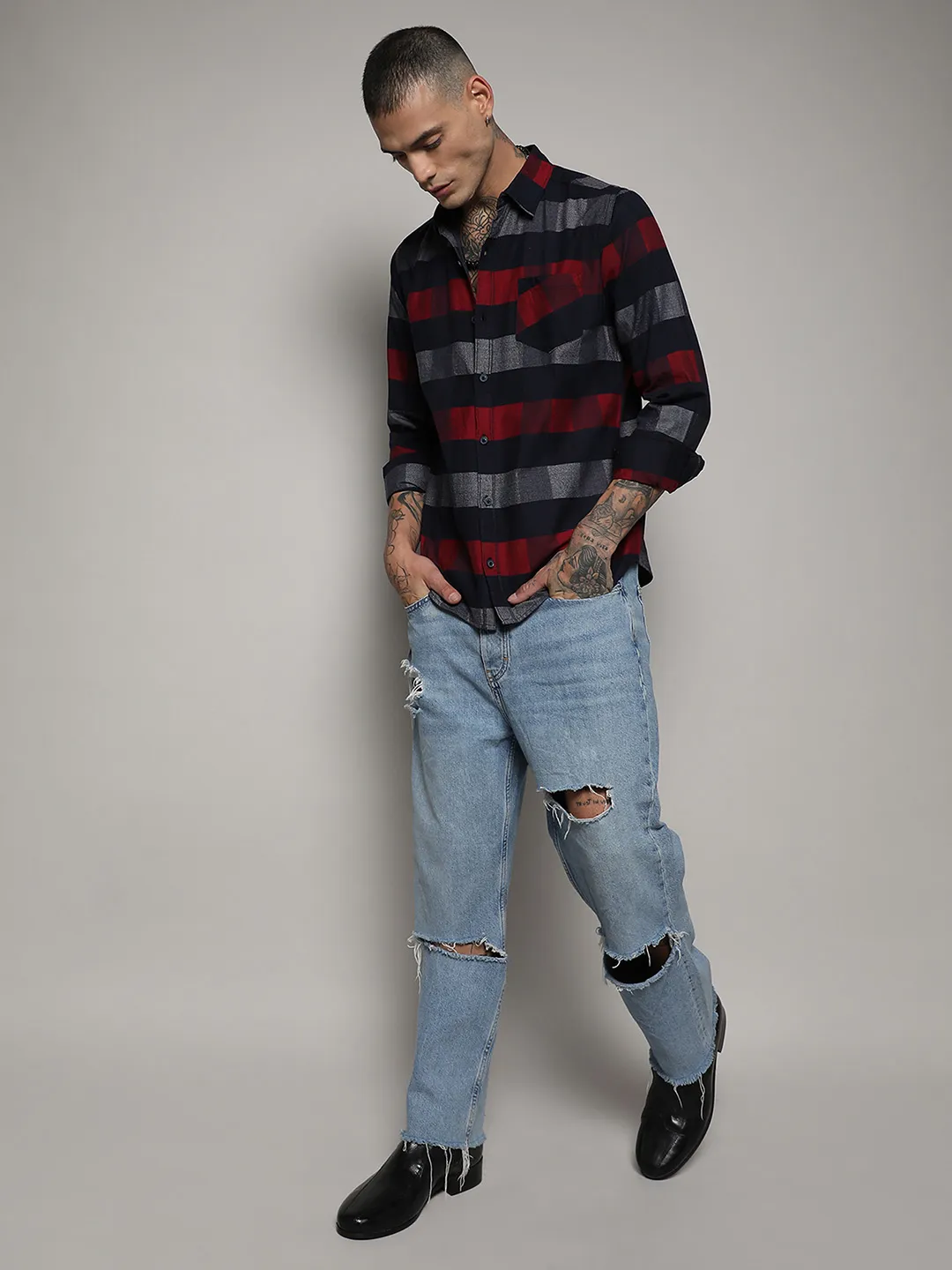 Gun Club Check Shirt - Image 5
