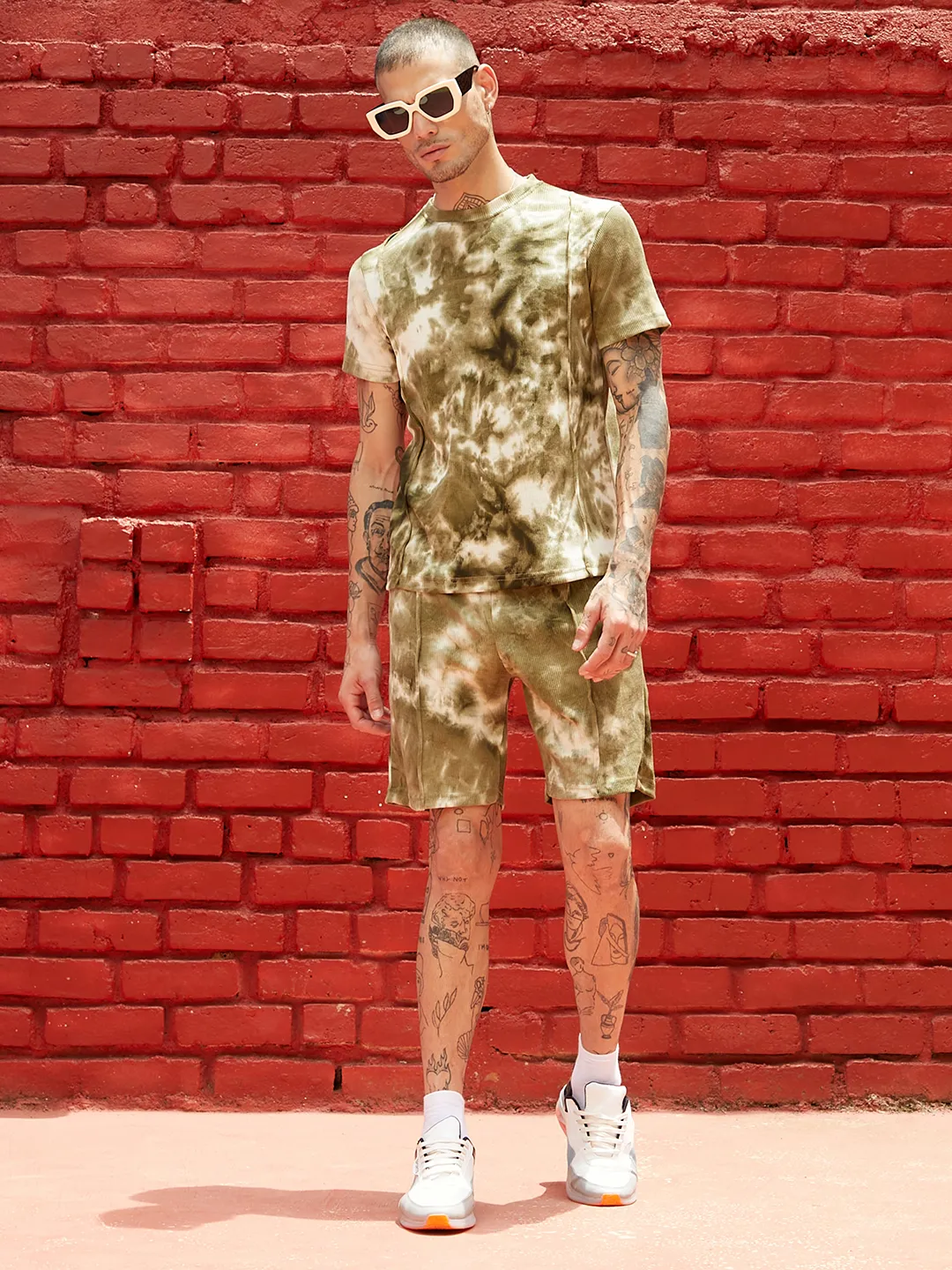 Tie-Dye Waffle Co-Ord Set - Image 6