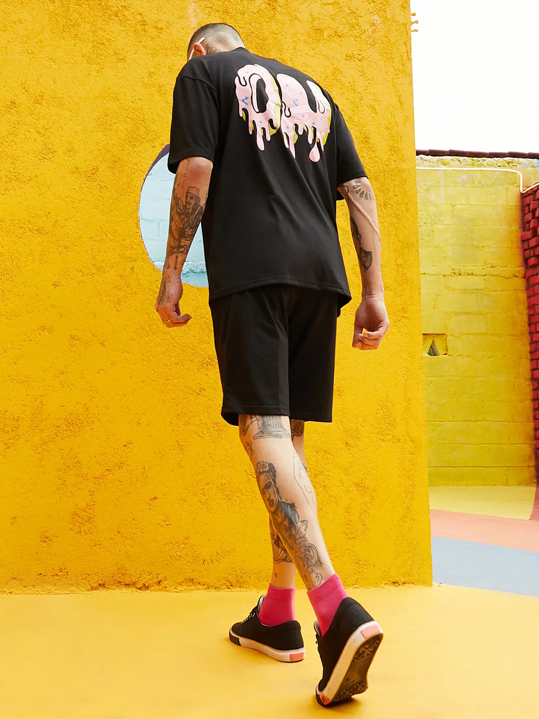 Oversized Black On-Off Co-Ord Set - Image 4