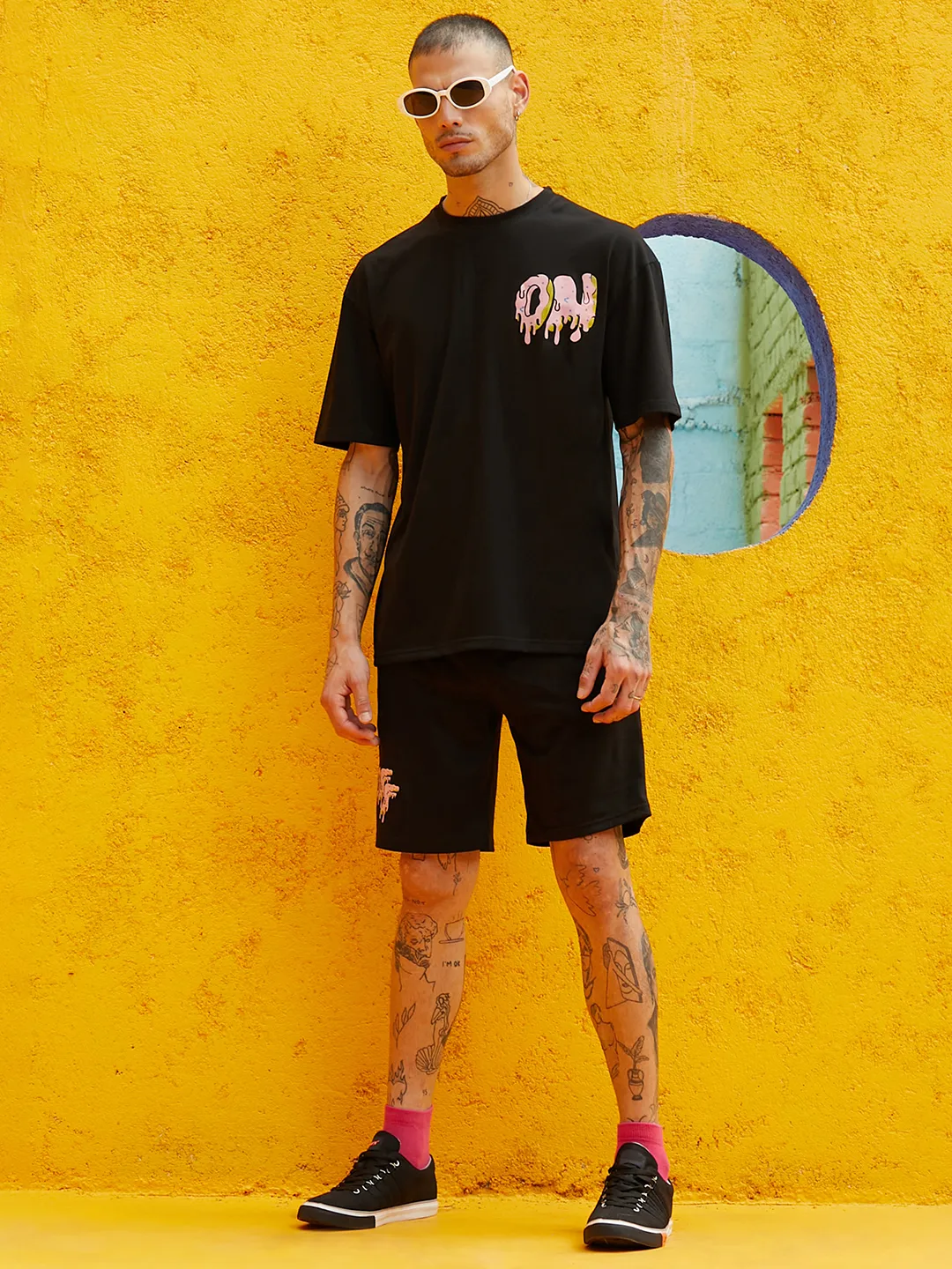 Oversized Black On-Off Co-Ord Set - Image 6