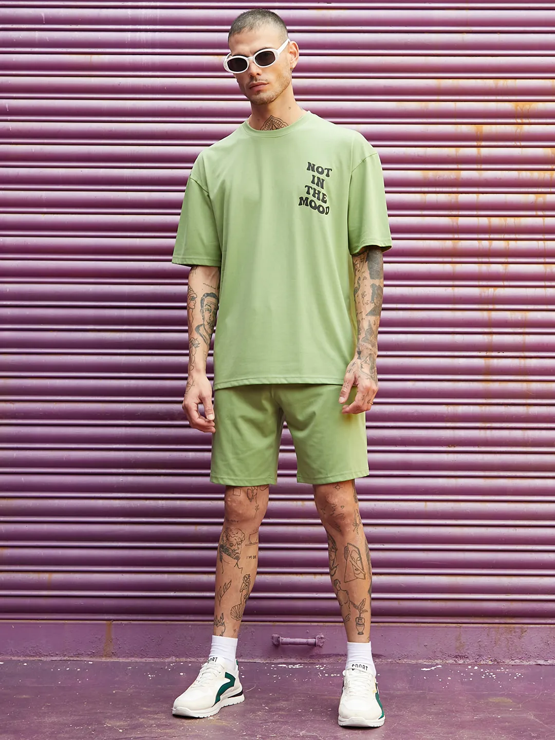 Oversized Green Not In The Mood Co-Ord Set - Image 2