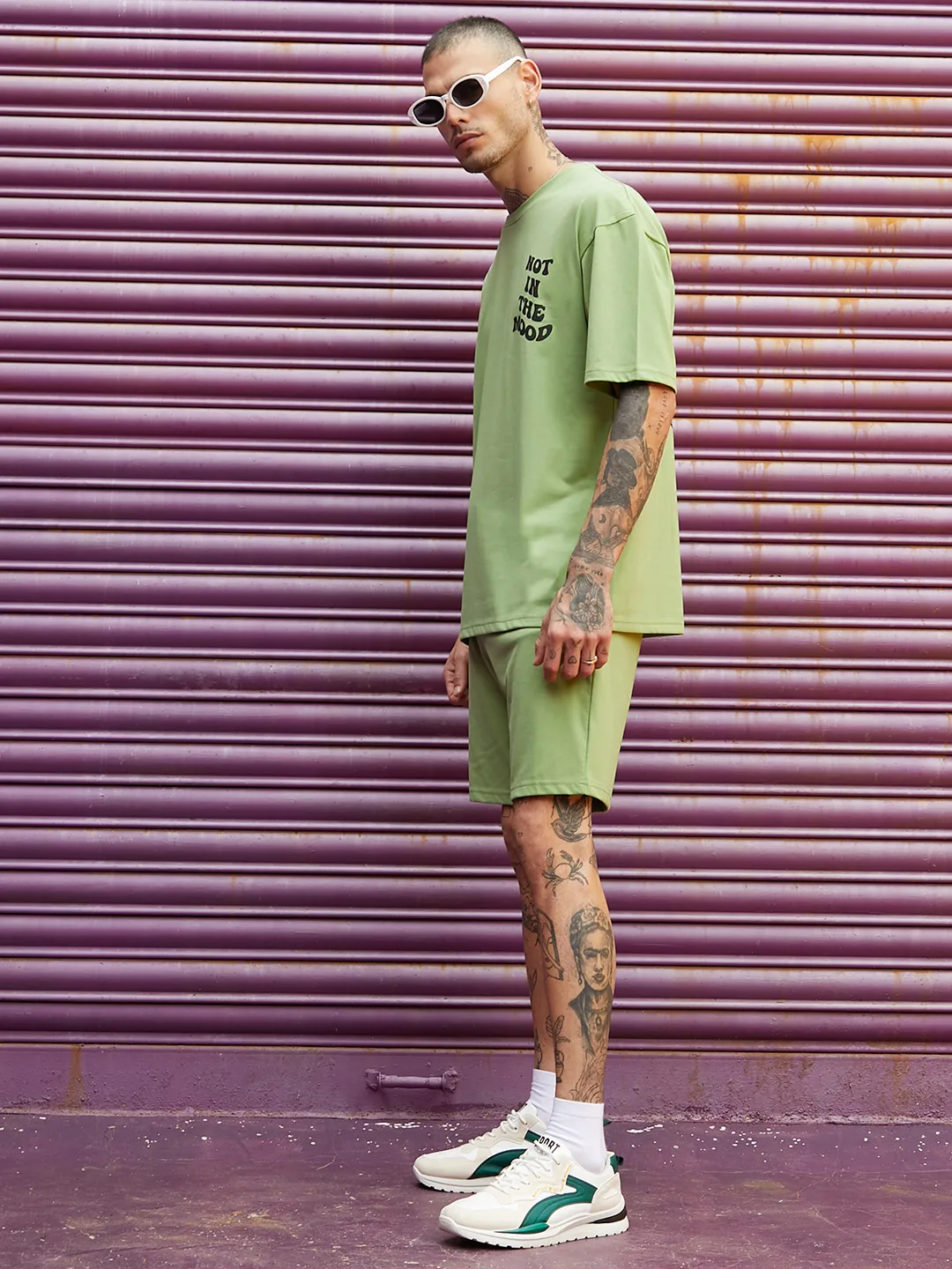 Oversized Green Not In The Mood Co-Ord Set - Image 3
