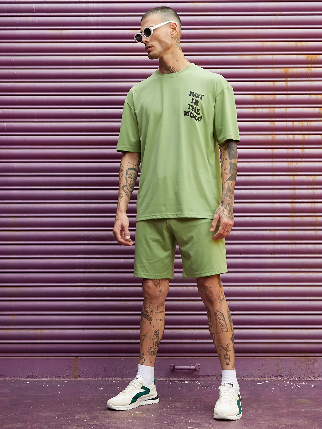 Oversized Green Not In The Mood Co-Ord Set - Image 6