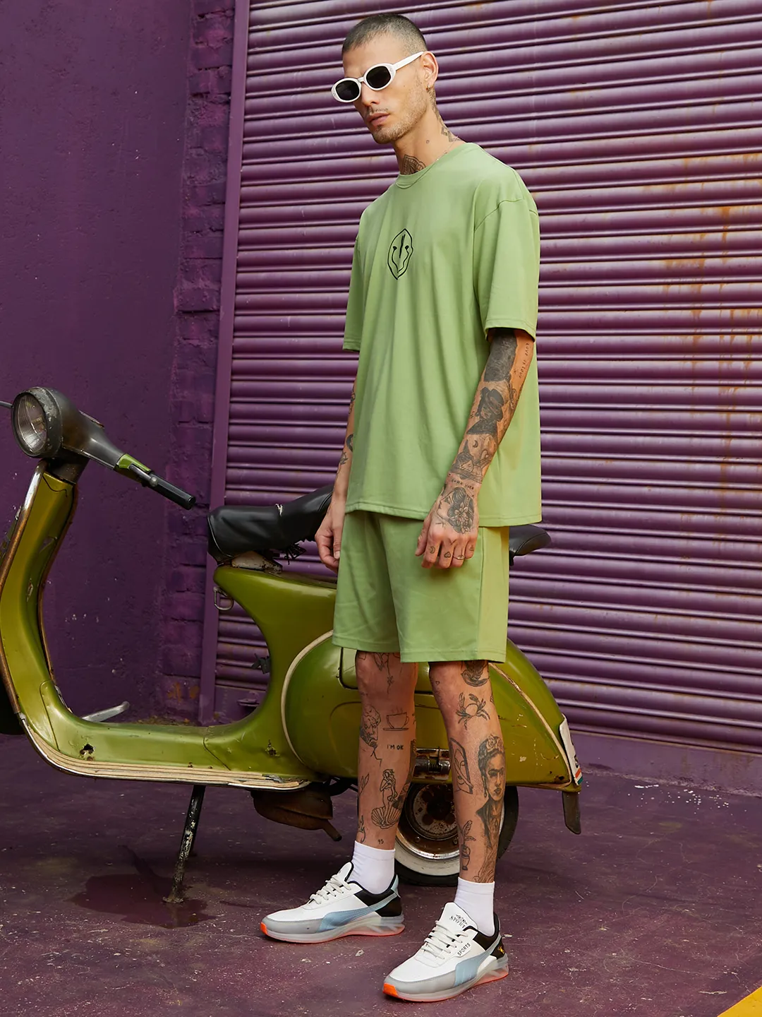 Oversized Green Sunny Cactus Co-Ord Set - Image 3