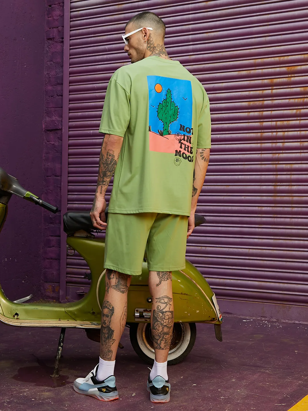Oversized Green Sunny Cactus Co-Ord Set - Image 4