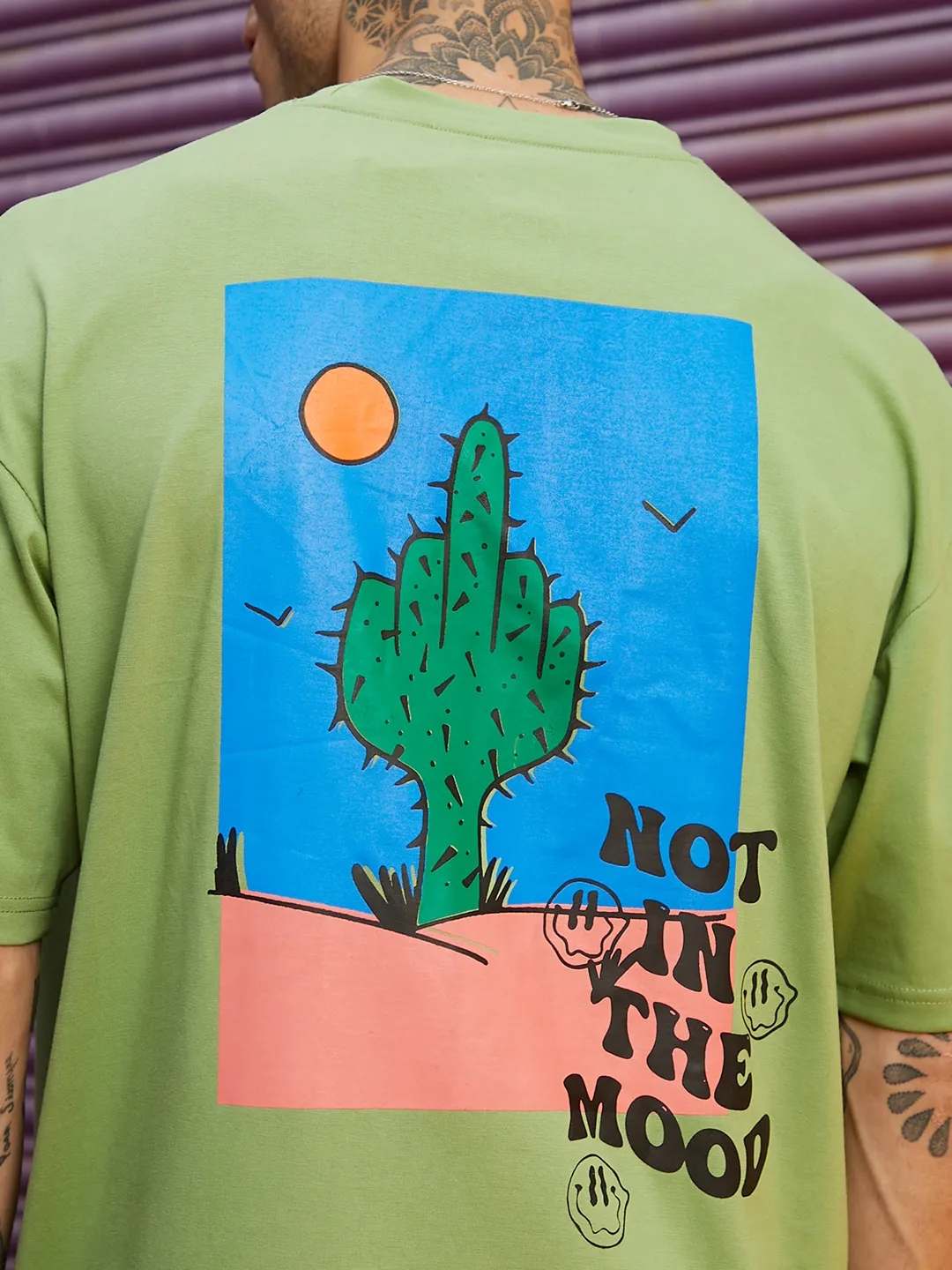 Oversized Green Sunny Cactus Co-Ord Set - Image 7