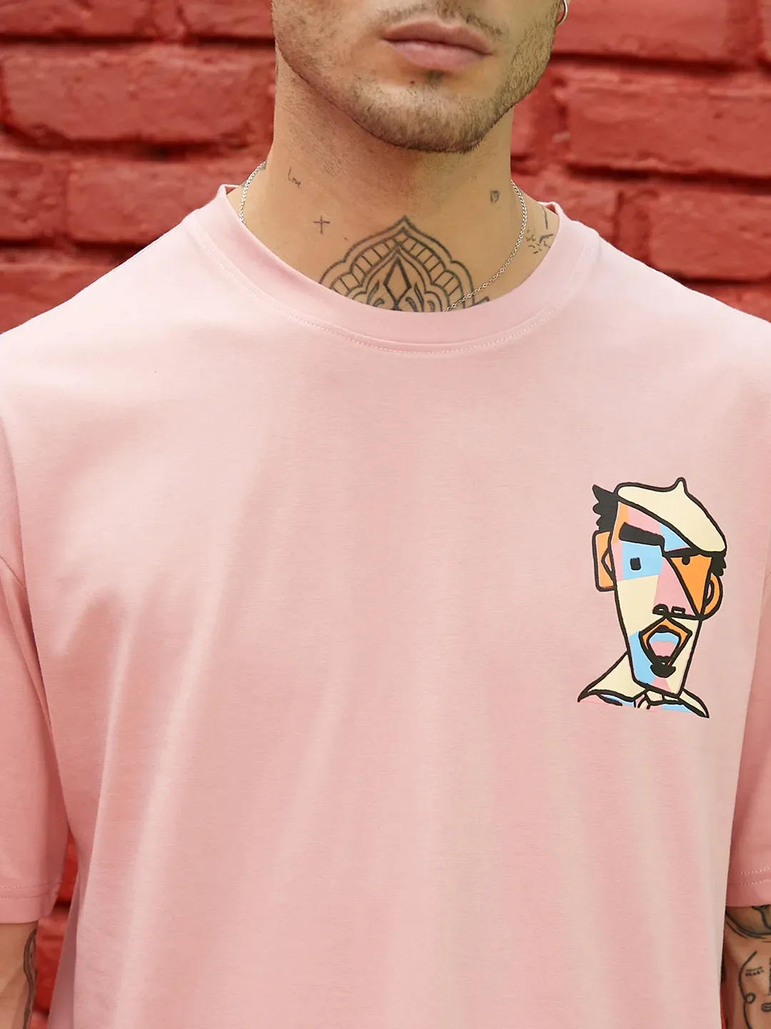 Oversized Pink Beret Man Co-Ord Set - Image 7