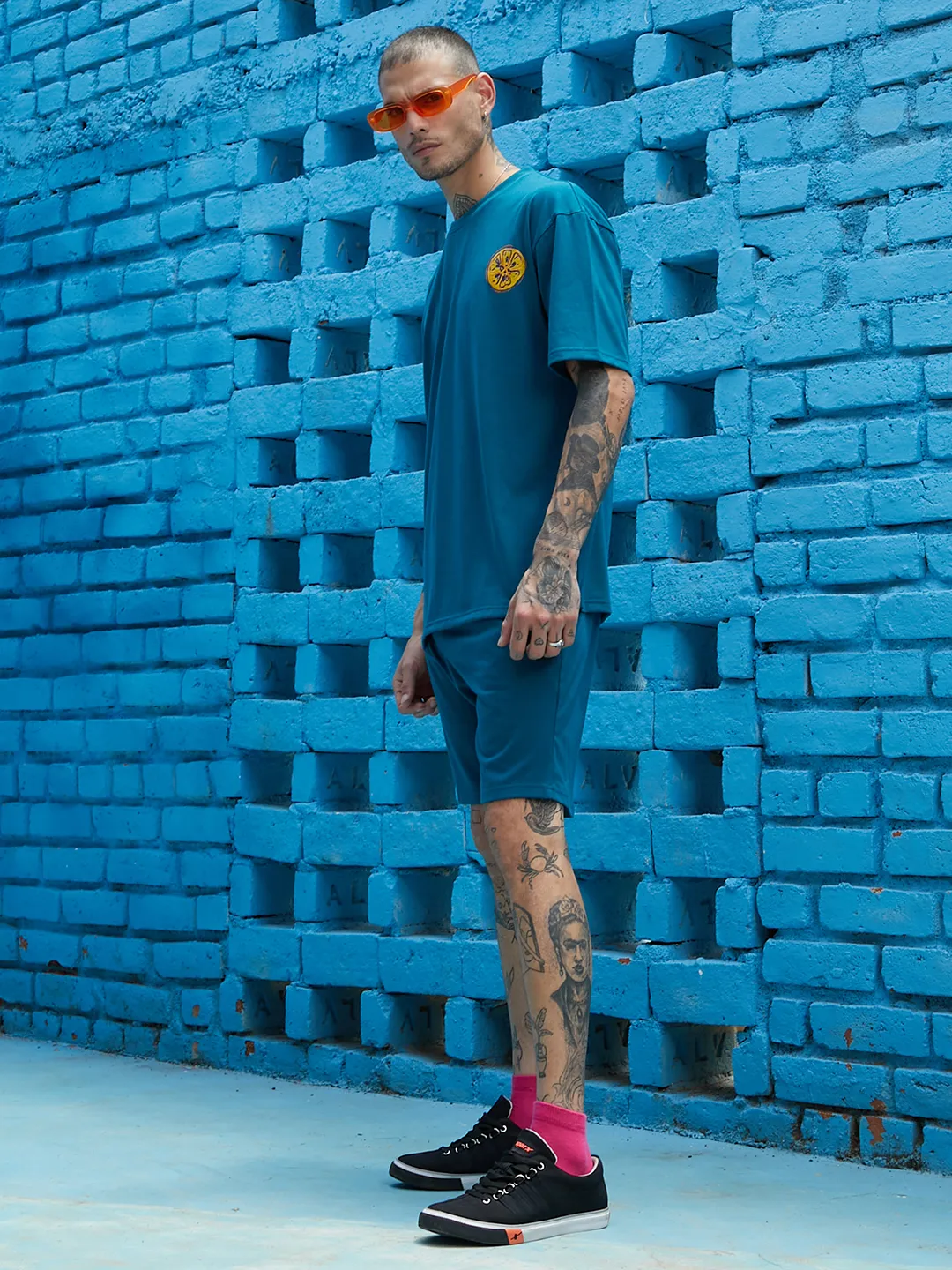 Oversized Orange Mouth Co-Ord Set - Image 3