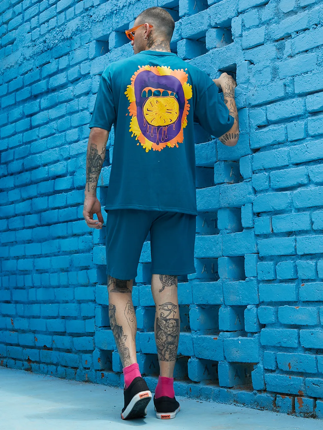 Oversized Orange Mouth Co-Ord Set - Image 5