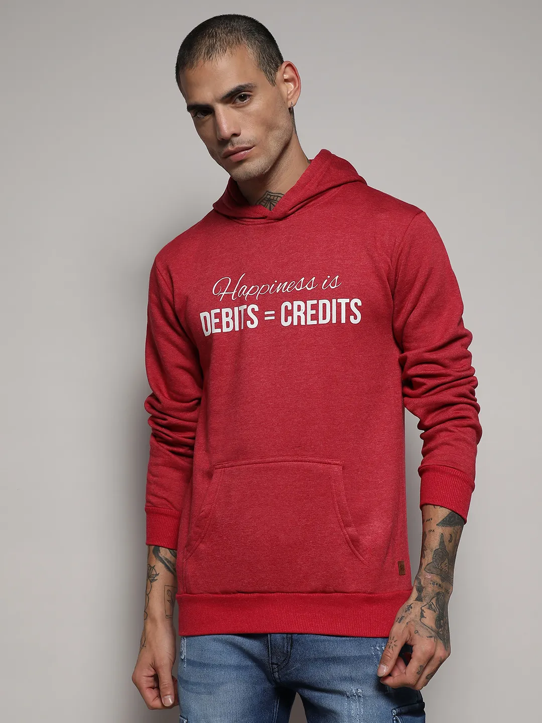 Happiness Is Hoodie With Kangaroo Pocket - Image 2