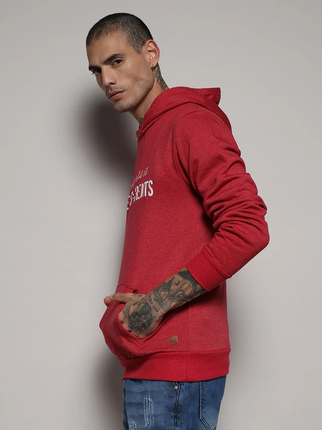 Happiness Is Hoodie With Kangaroo Pocket - Image 3
