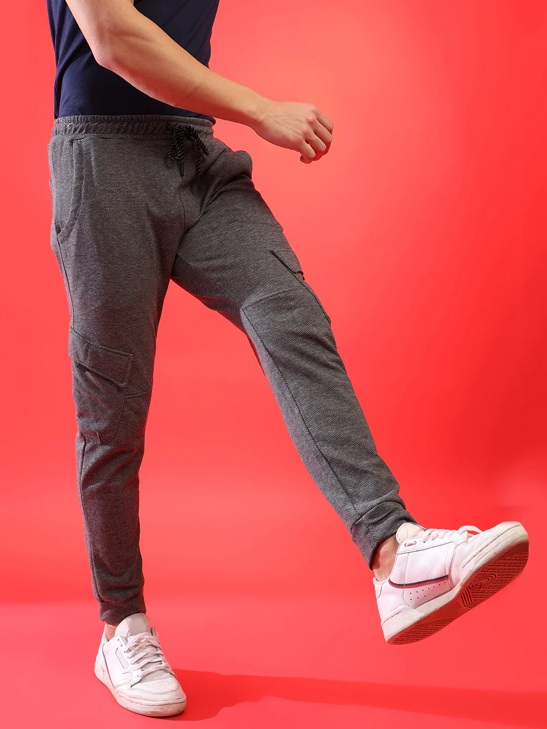 Elastic Waist Jogging Pants - Image 2