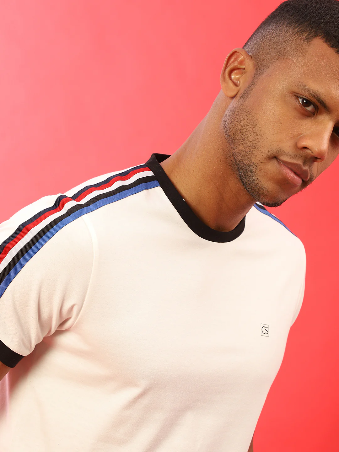 Short Sleeve Striped T-Shirt - Image 6