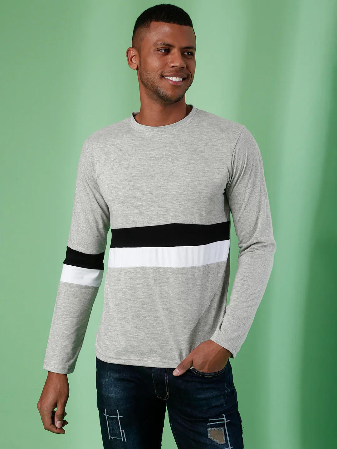 Color Block T-Shirt - Image 2