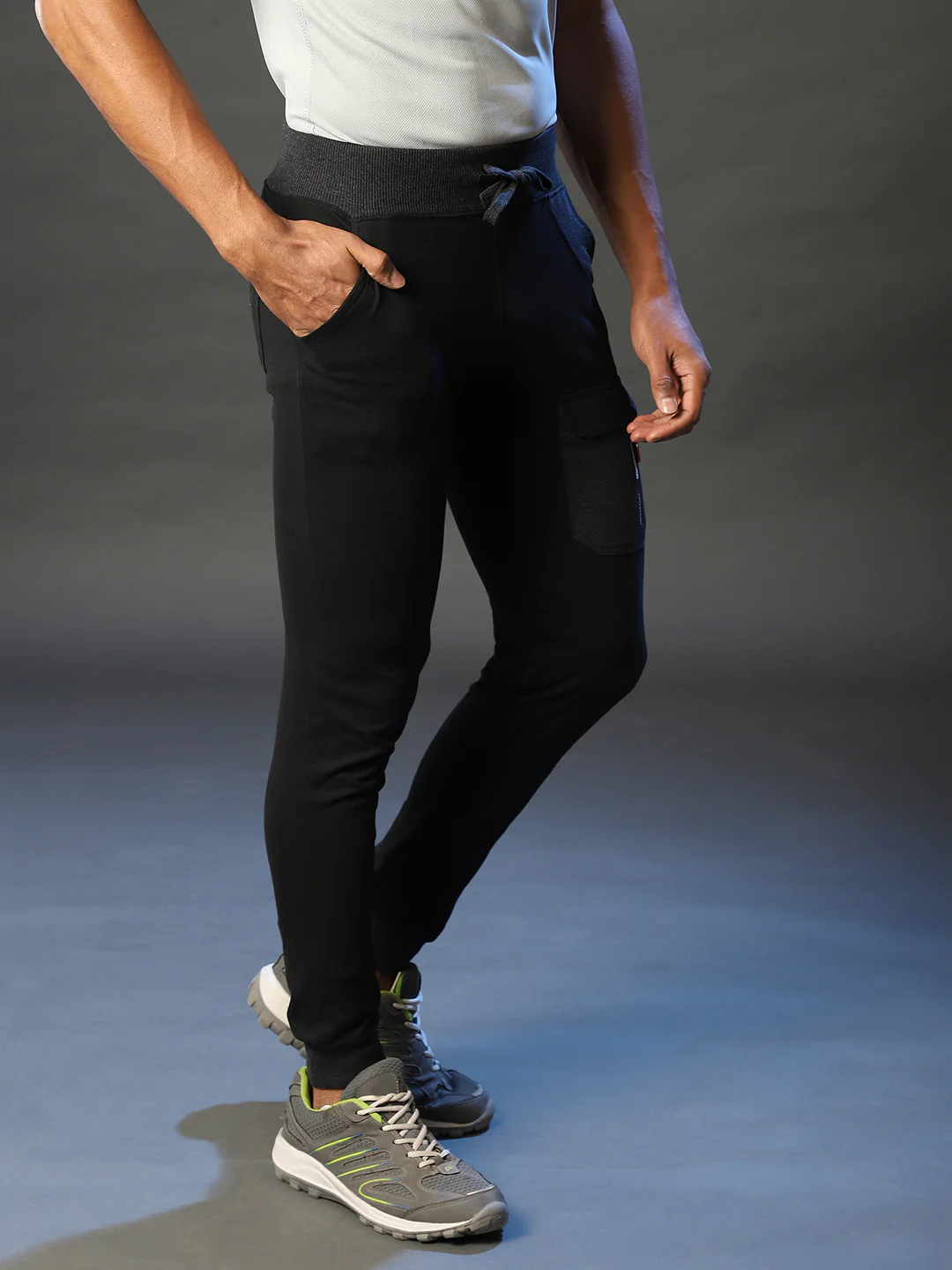 Elastic Waist Jogging Pants - Image 3