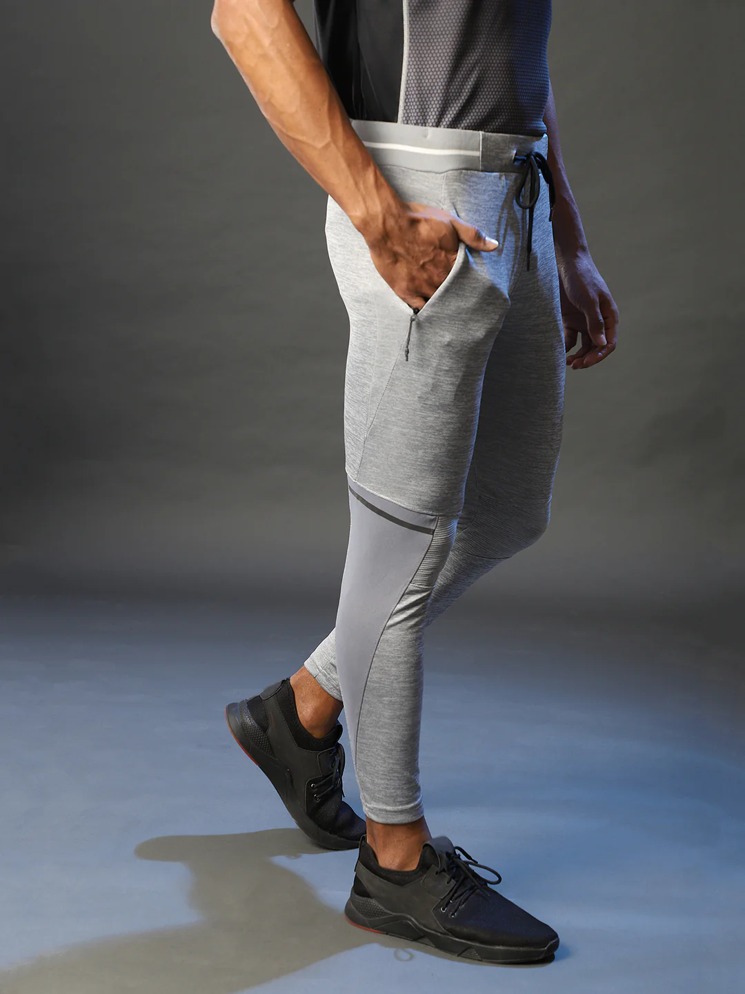 Elastic Waist Jogging Pants - Image 3