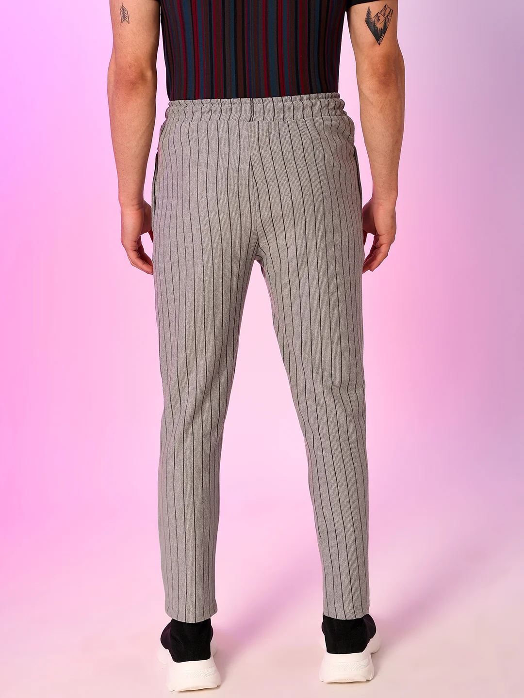 Pinstriped Trackpants - Image 4