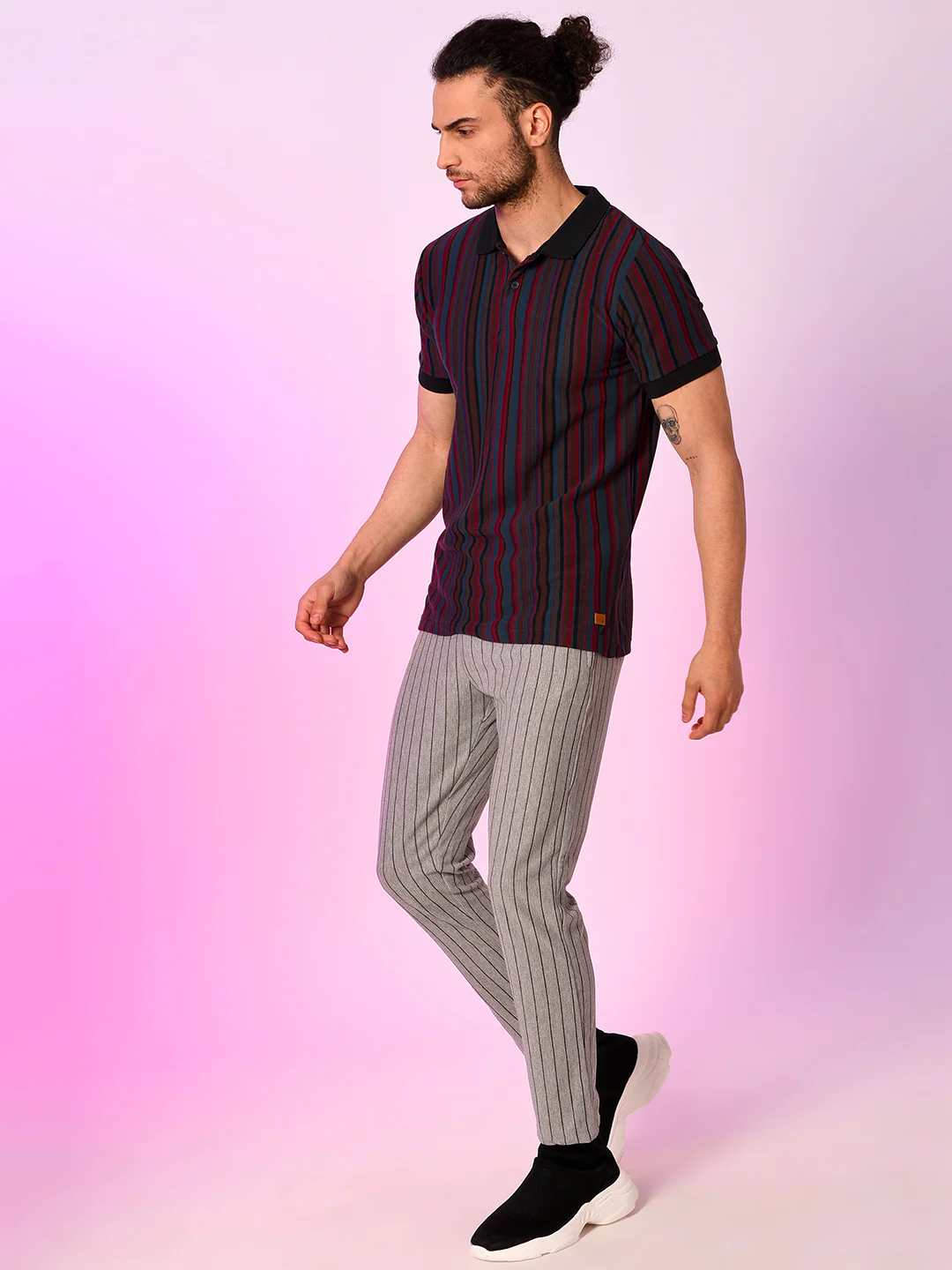 Pinstriped Trackpants - Image 6