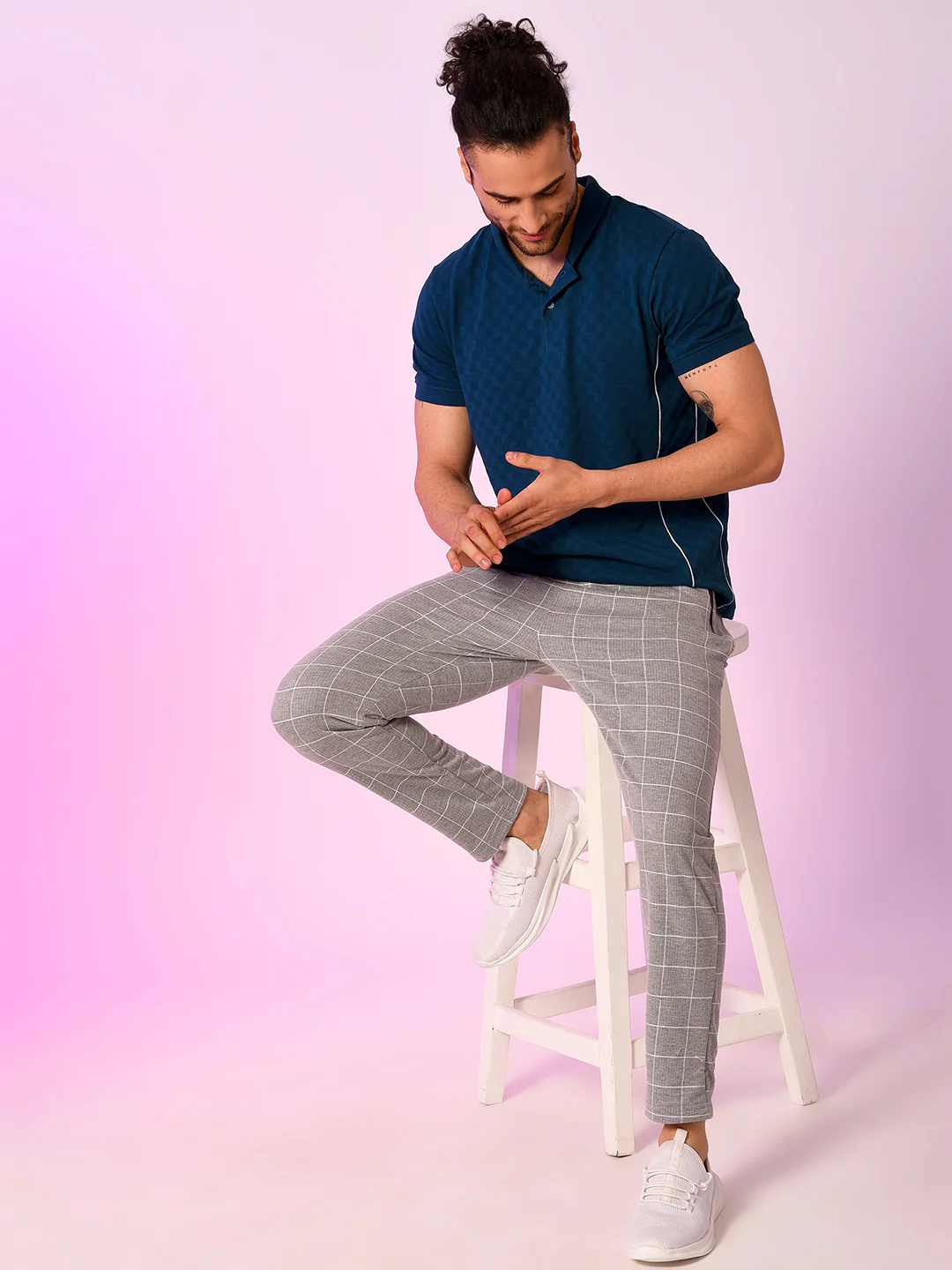 Checks & Evevning Trackpant - Image 5