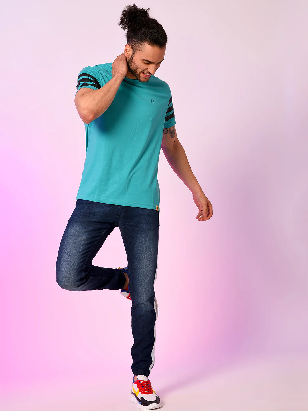 Sleeve Striped Tshirt - Image 6