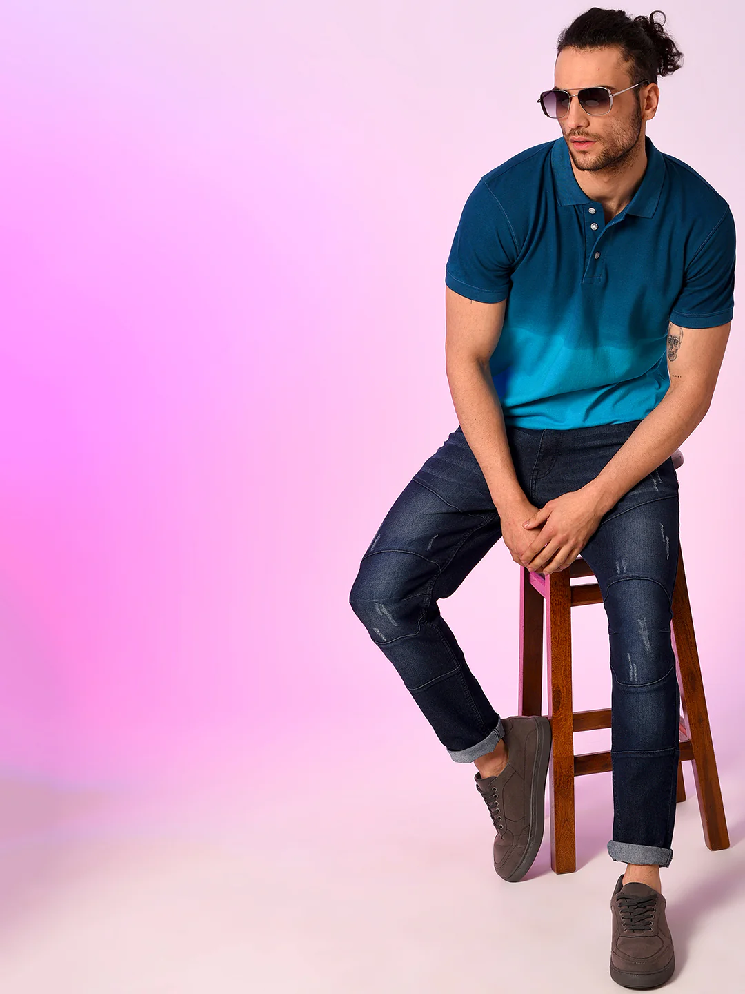 Faded Printed T-Shirt - Image 5