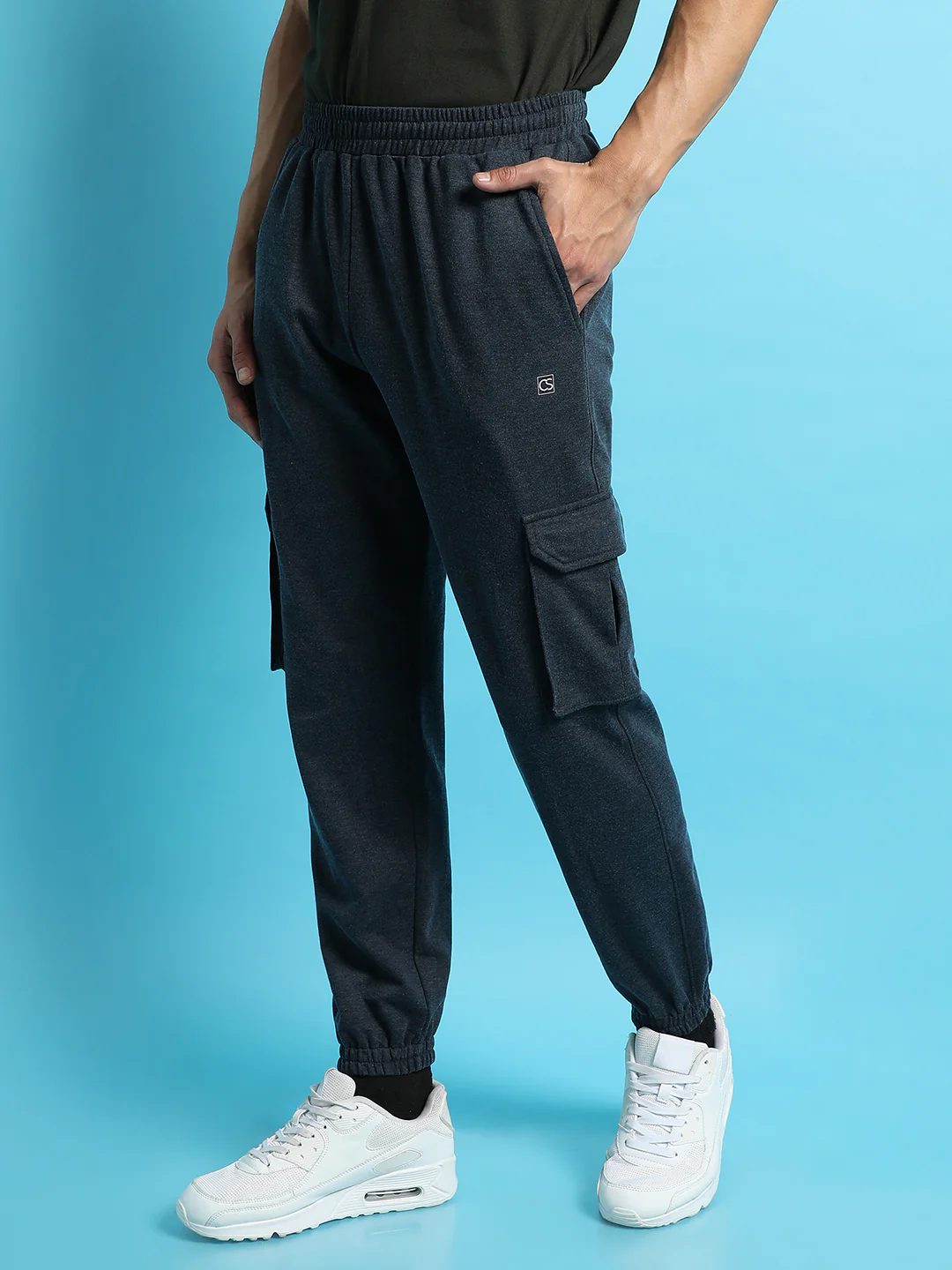 Solid Denim Evening & Trackpants - Image 2