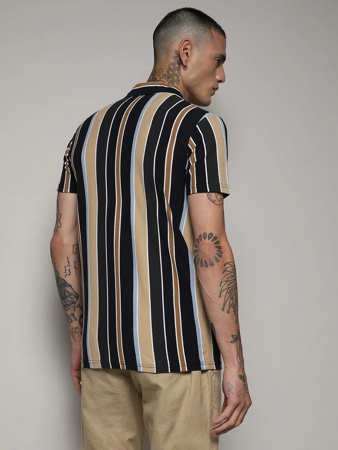 Striped Cotton Shirt - Image 4