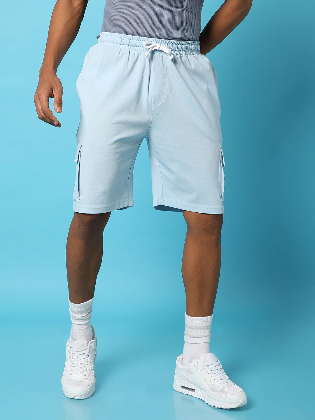 Casual Solid Shorts - Image 2