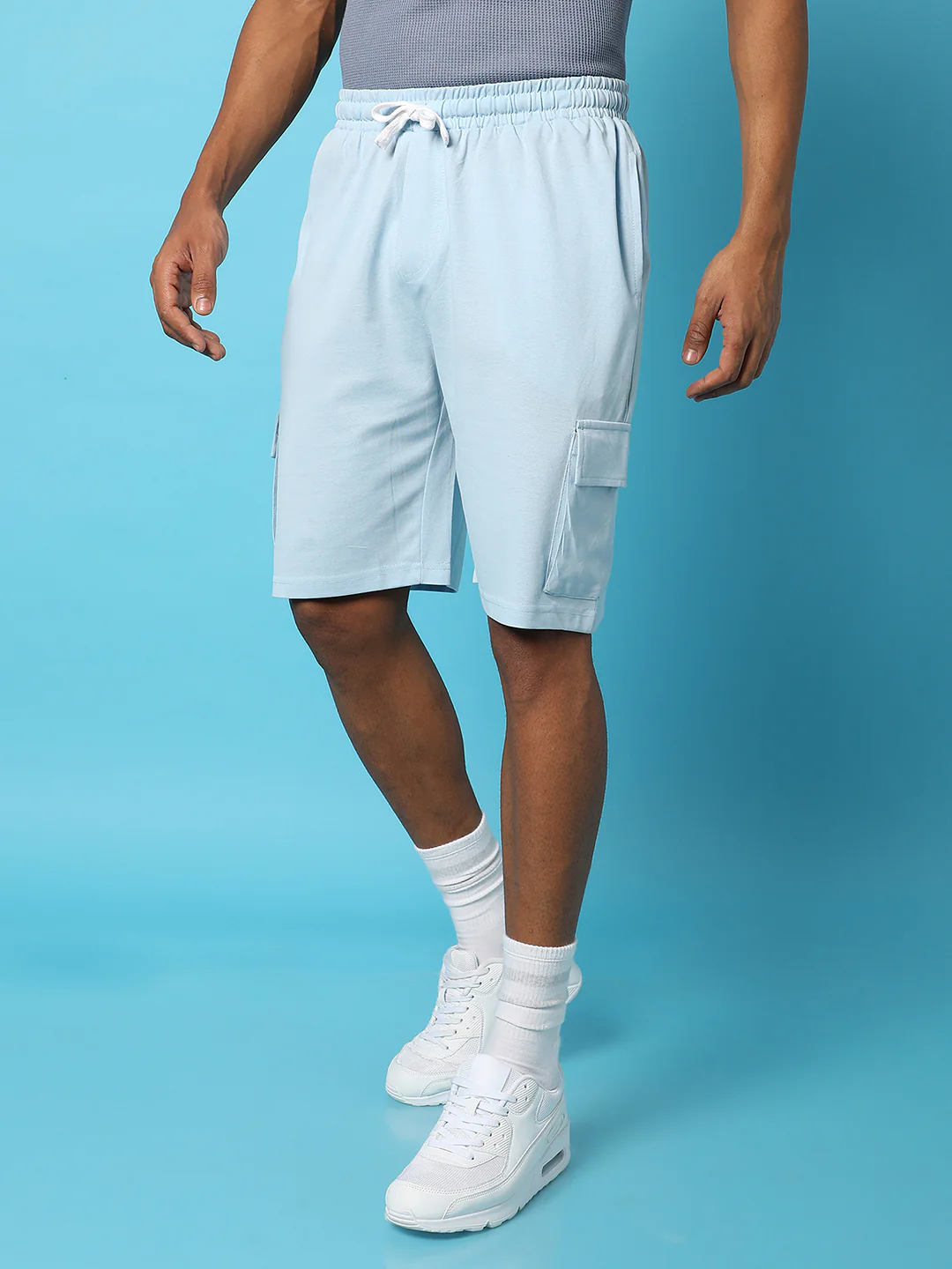 Casual Solid Shorts - Image 3