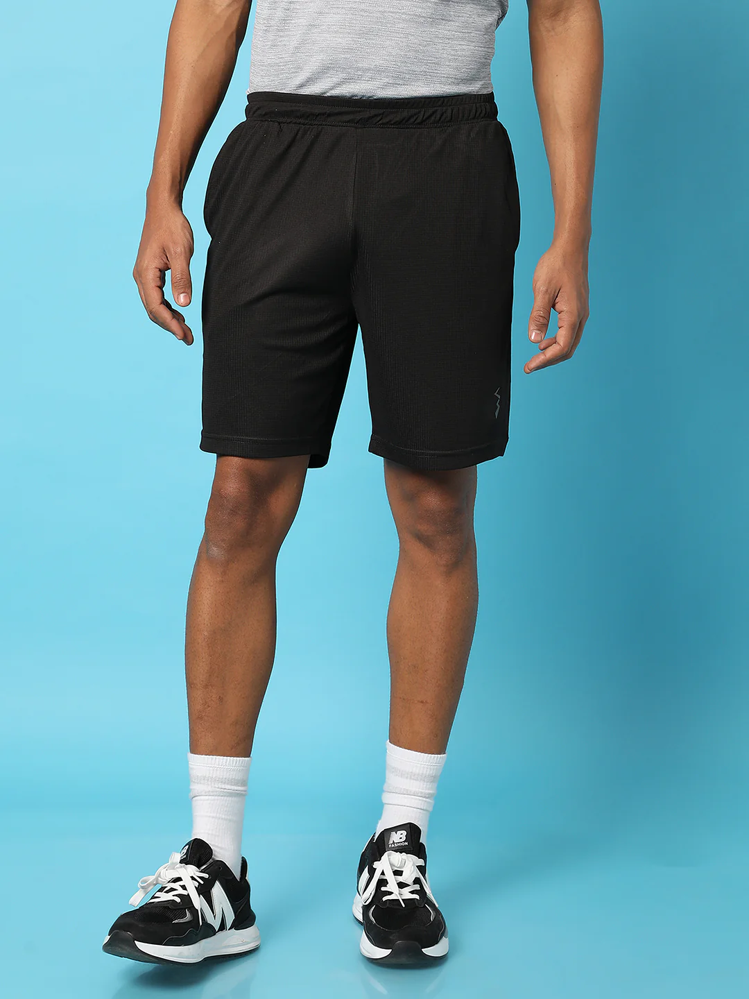 Solid Activewear Shorts - Image 2